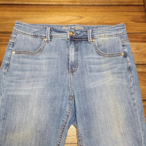 Melissa McCarthy Seven7 Women's Straight Leg Jeans - Light Blue - Picture 2 of 8